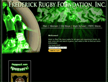 Tablet Screenshot of frederickrugby.org